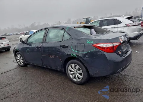 2015 Toyota Corolla L из США, поврежденный, VIN 2T1BURHE6FC314204